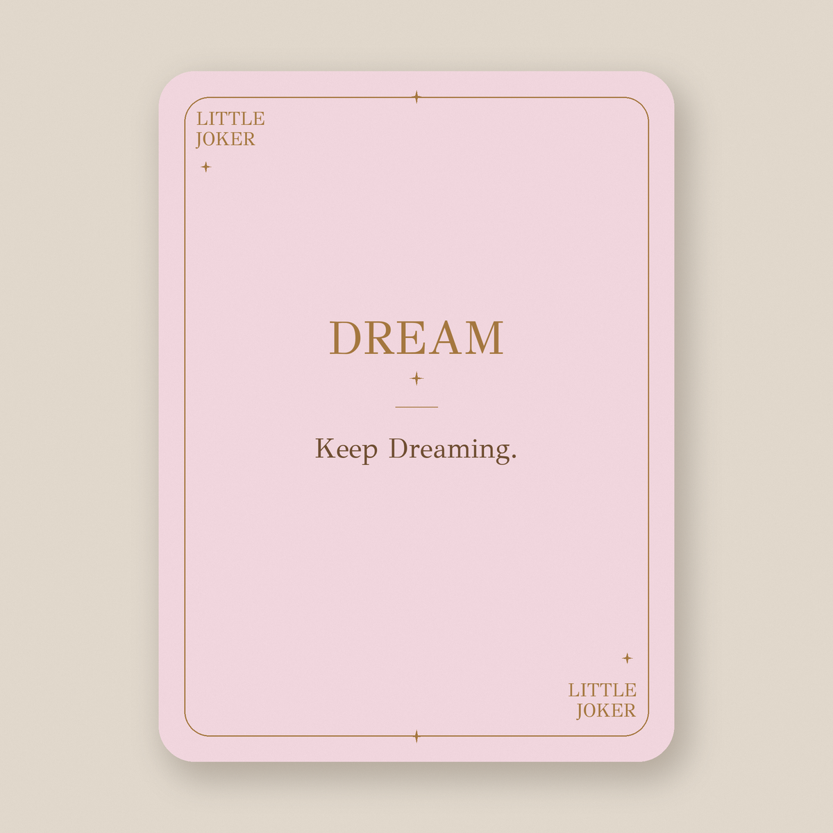 Dream Collection card front