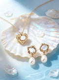Moonlit Heart Pearl Set