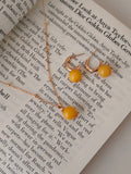 Sunlit Amber Jewelry Set