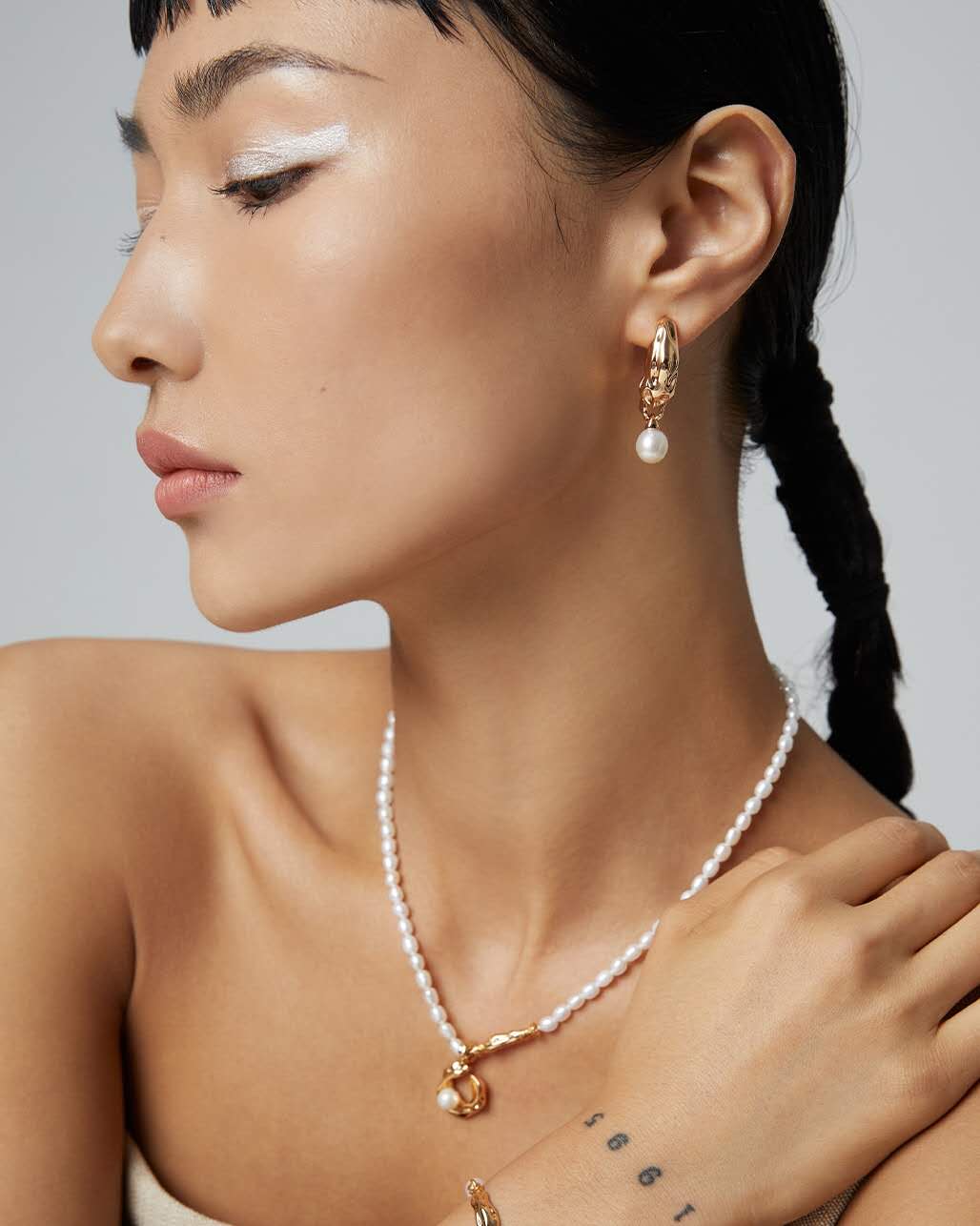Great Wave Pearl Set