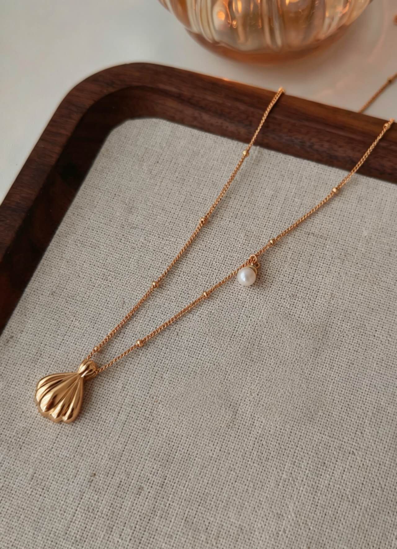 Tide Shell Pearl Jewelry Set