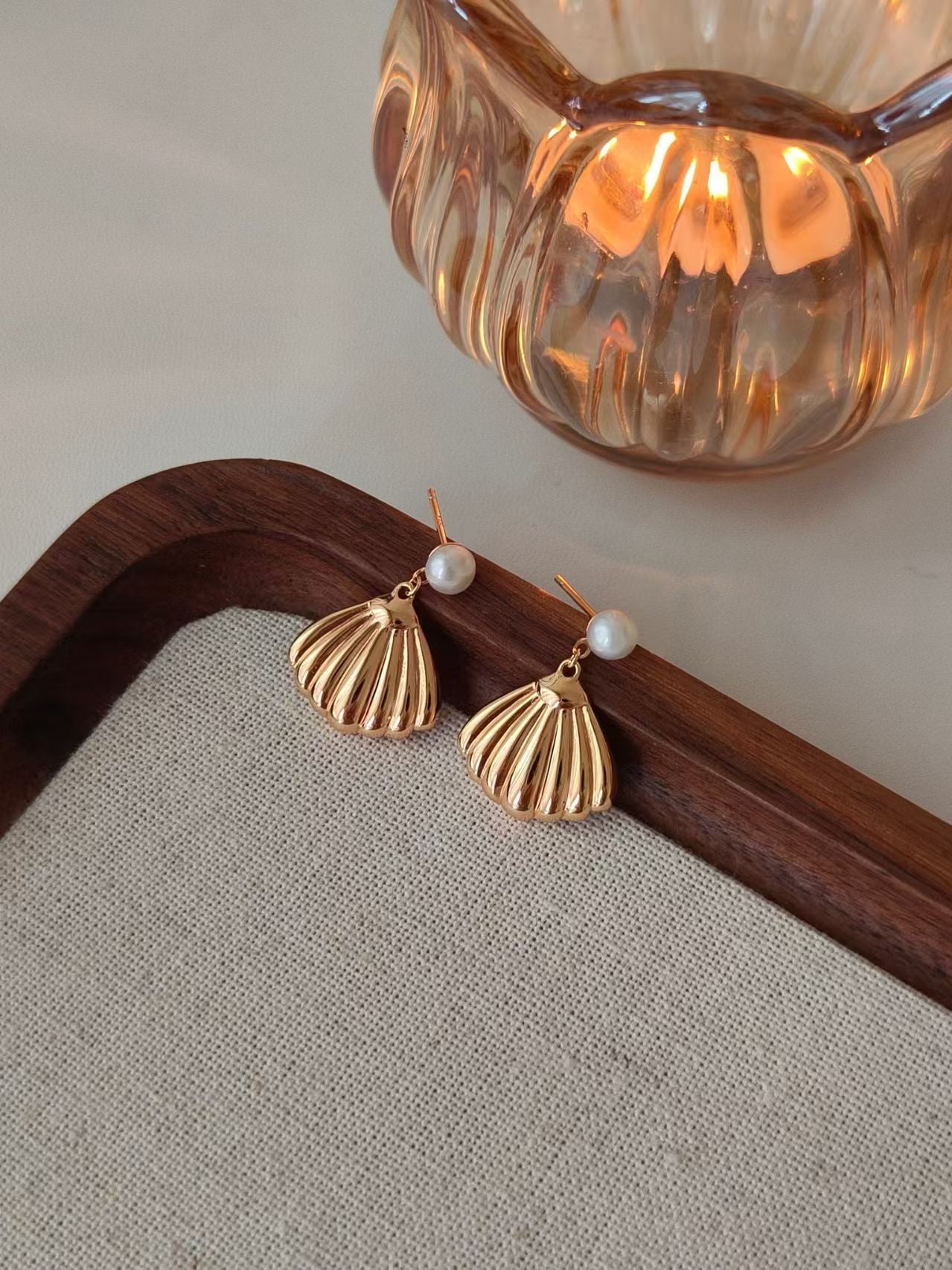 Tide Shell Pearl Jewelry Set