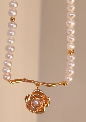 Rose Dew Pearl Set