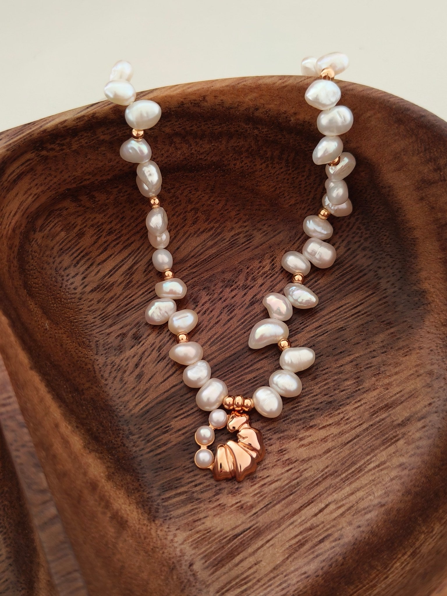 Golden Bloom Pearl Set