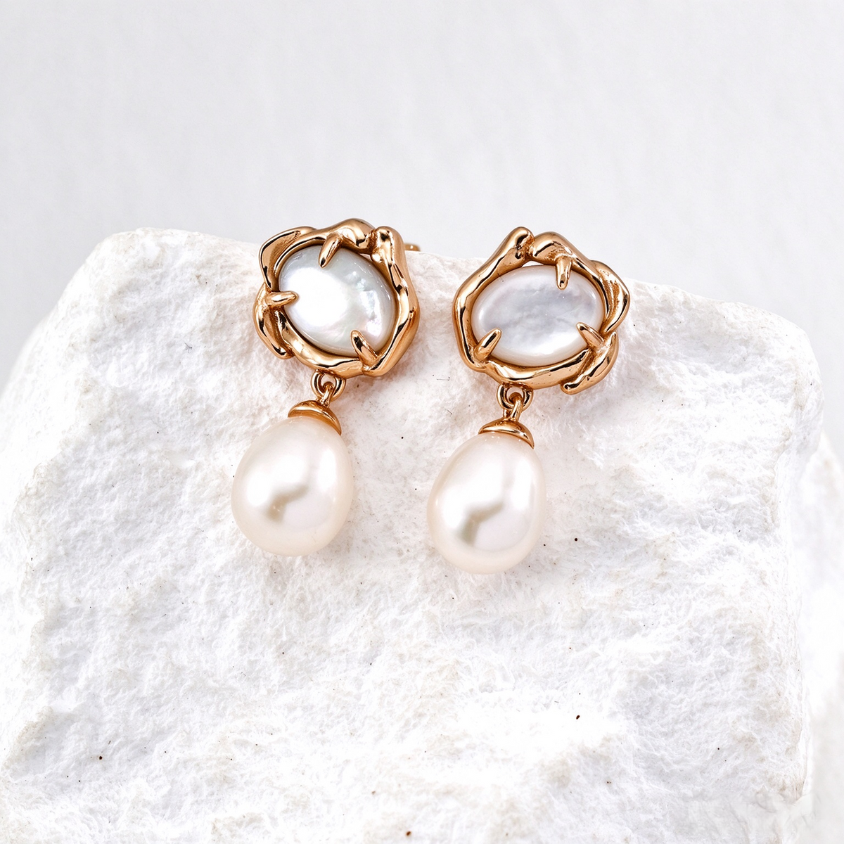 Moonlit Heart Pearl Set