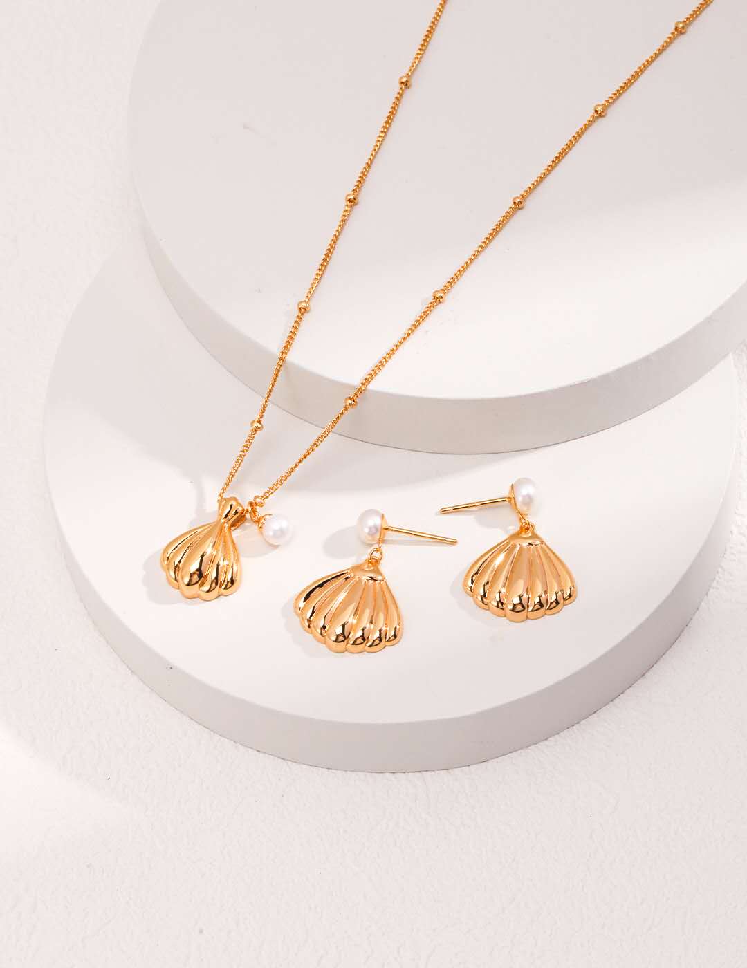 Tide Shell Pearl Jewelry Set