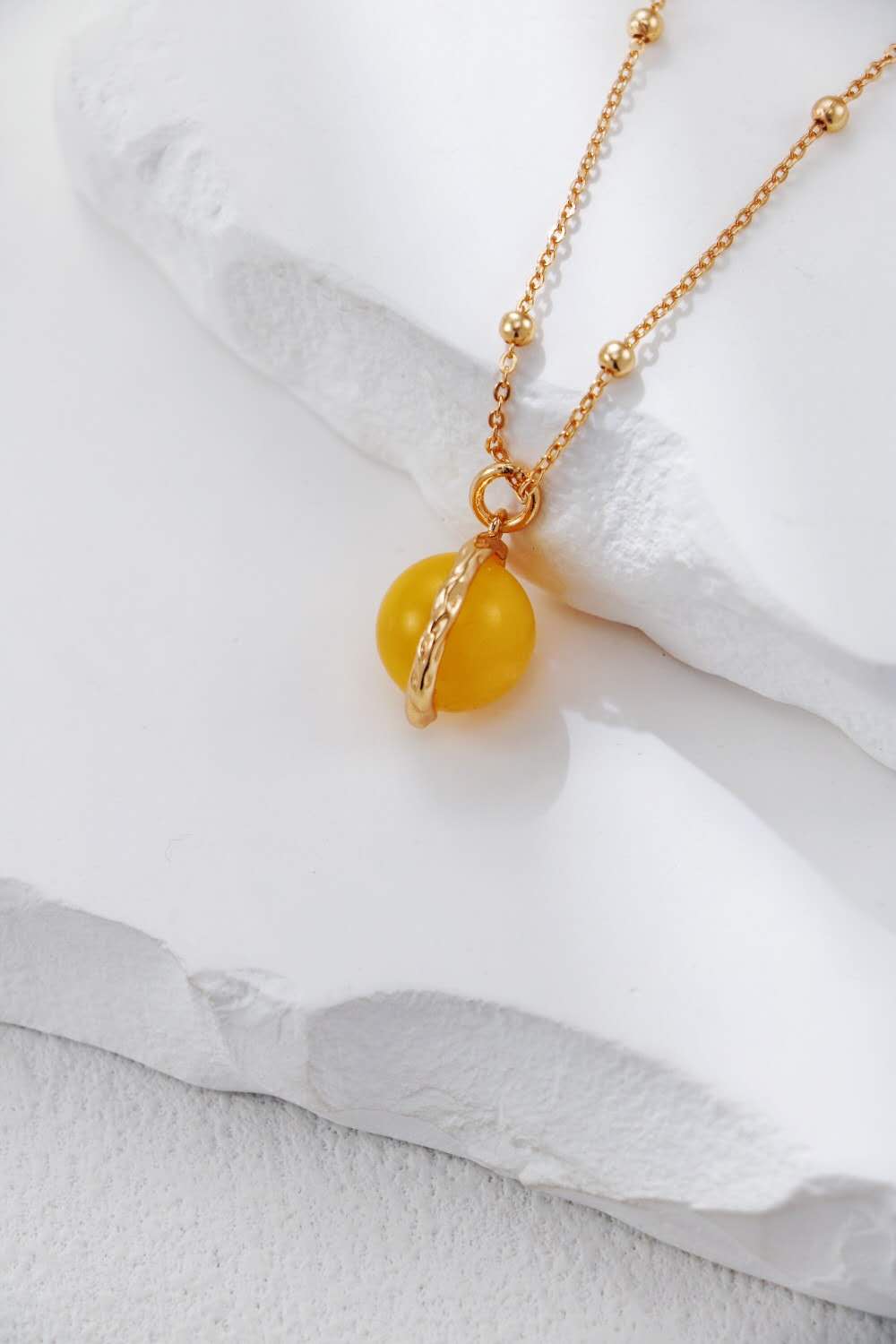 Sunlit Amber Jewelry Set