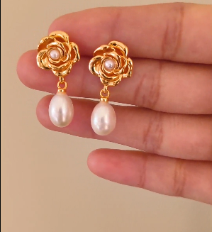 Rose Dew Pearl Set
