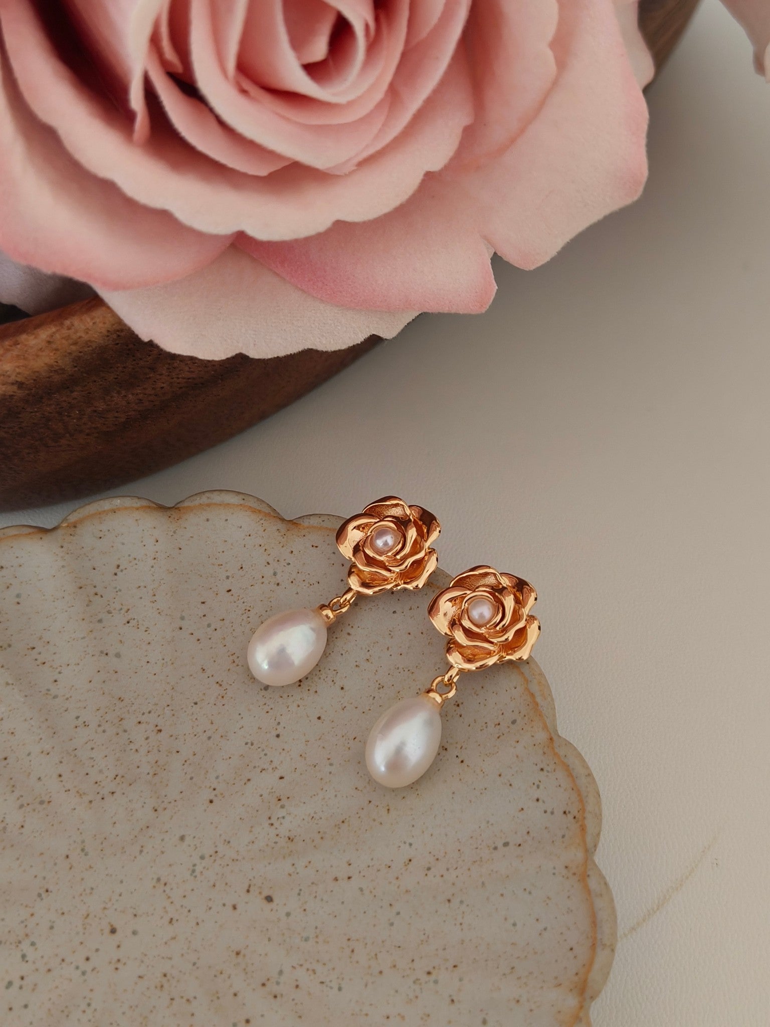 Rose Dew Pearl Set