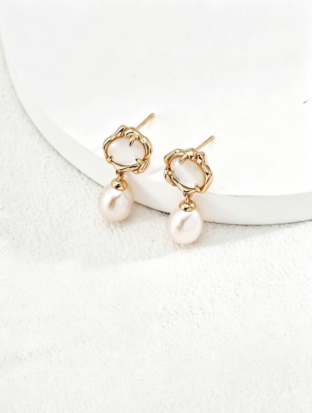 Moonlit Heart Pearl Set