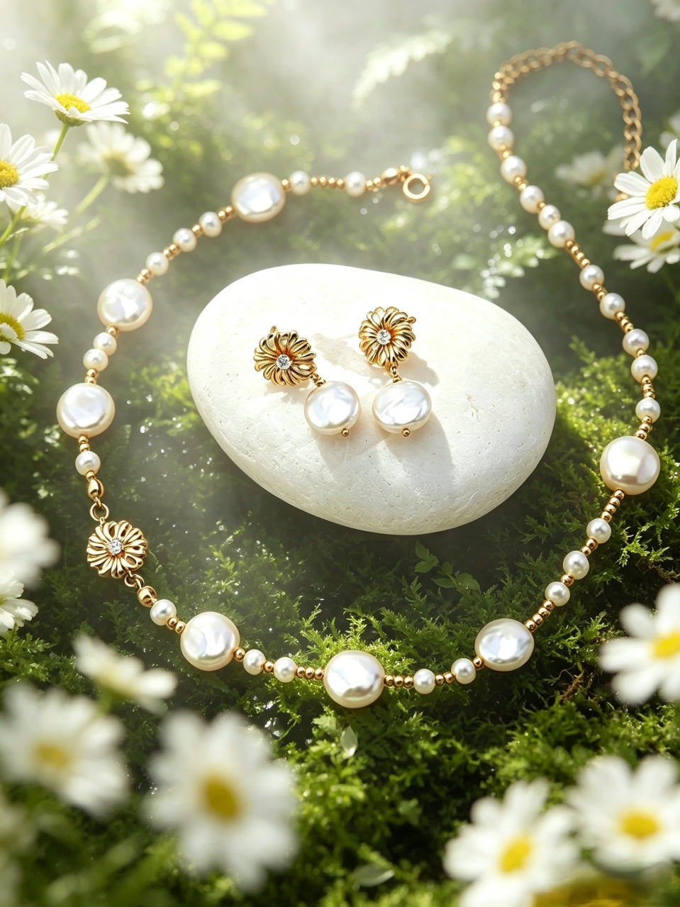 Daisy Pearl Set