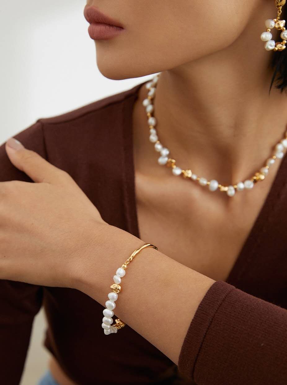 Freeform Pearl Set