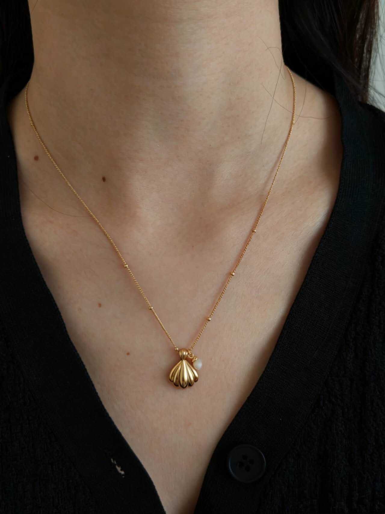 Tide Shell Pearl Jewelry Set